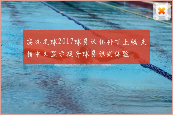 实况足球2017球员汉化补丁上线 支持中文显示提升球员识别体验
